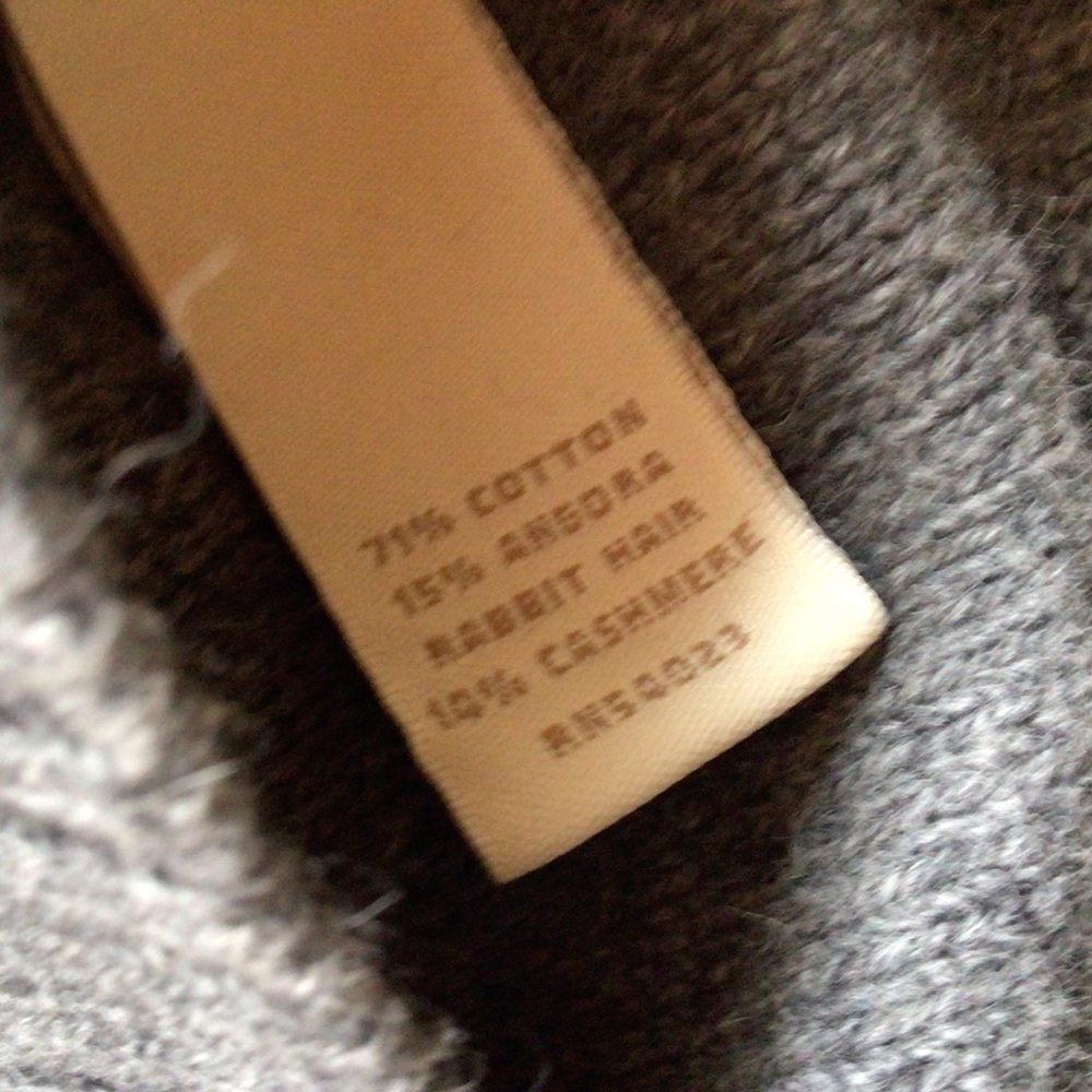 Banana Republic Luxury Blend Full Zip Sweater, Large - Picture 7 of 7
